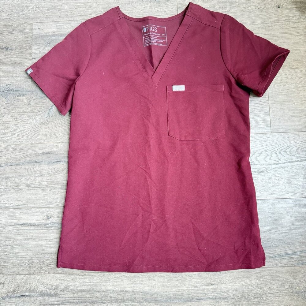 Maroon Fig Scrubs Xs